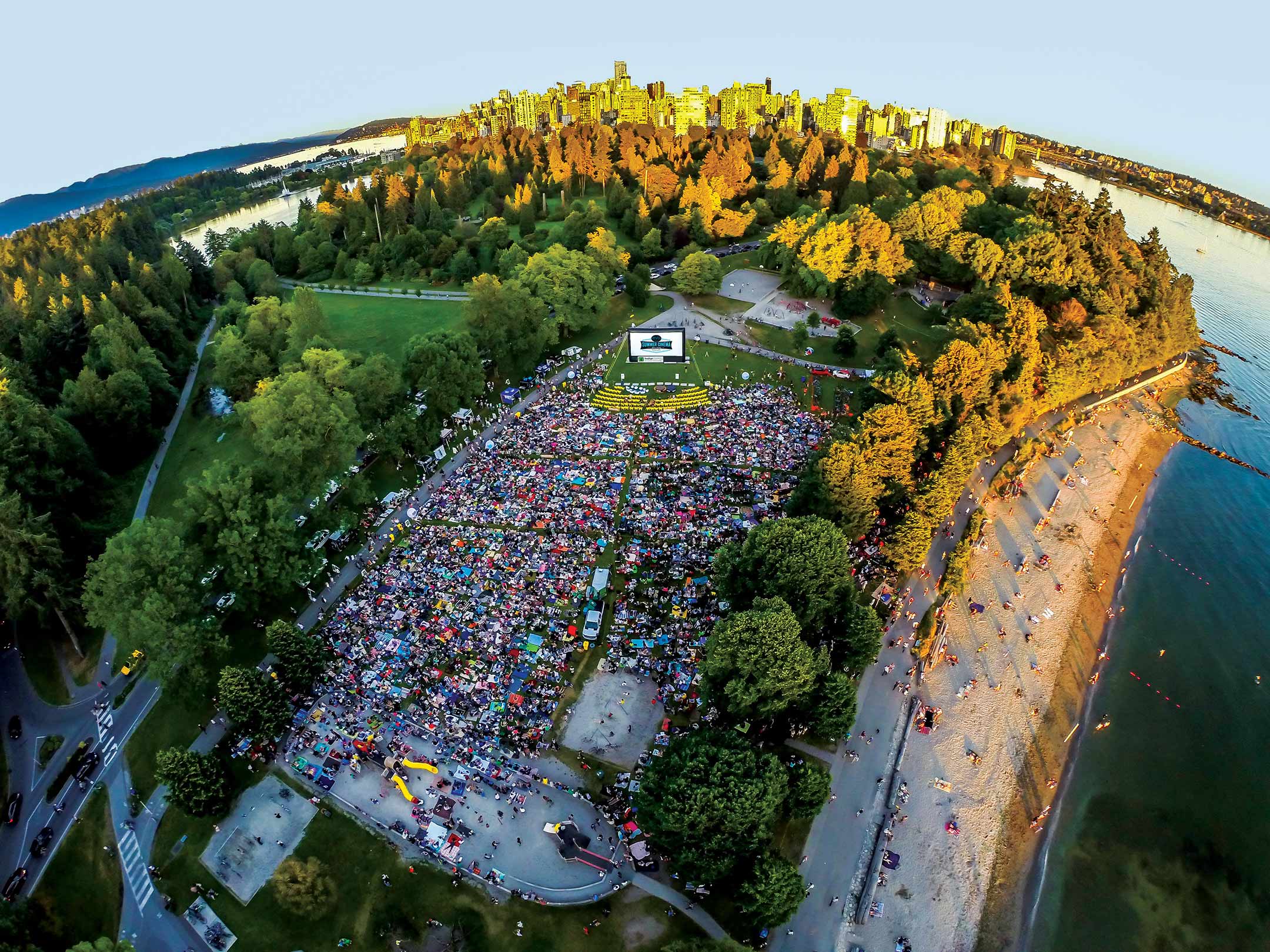 Image of Outdoor Movies at Stanley Park